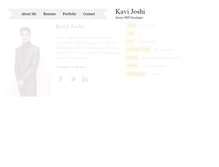 Tablet Screenshot of kavijoshi.com